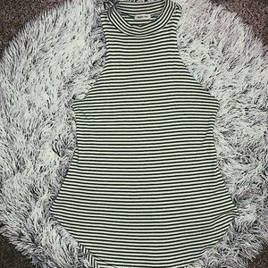 Stripped Black & White Top